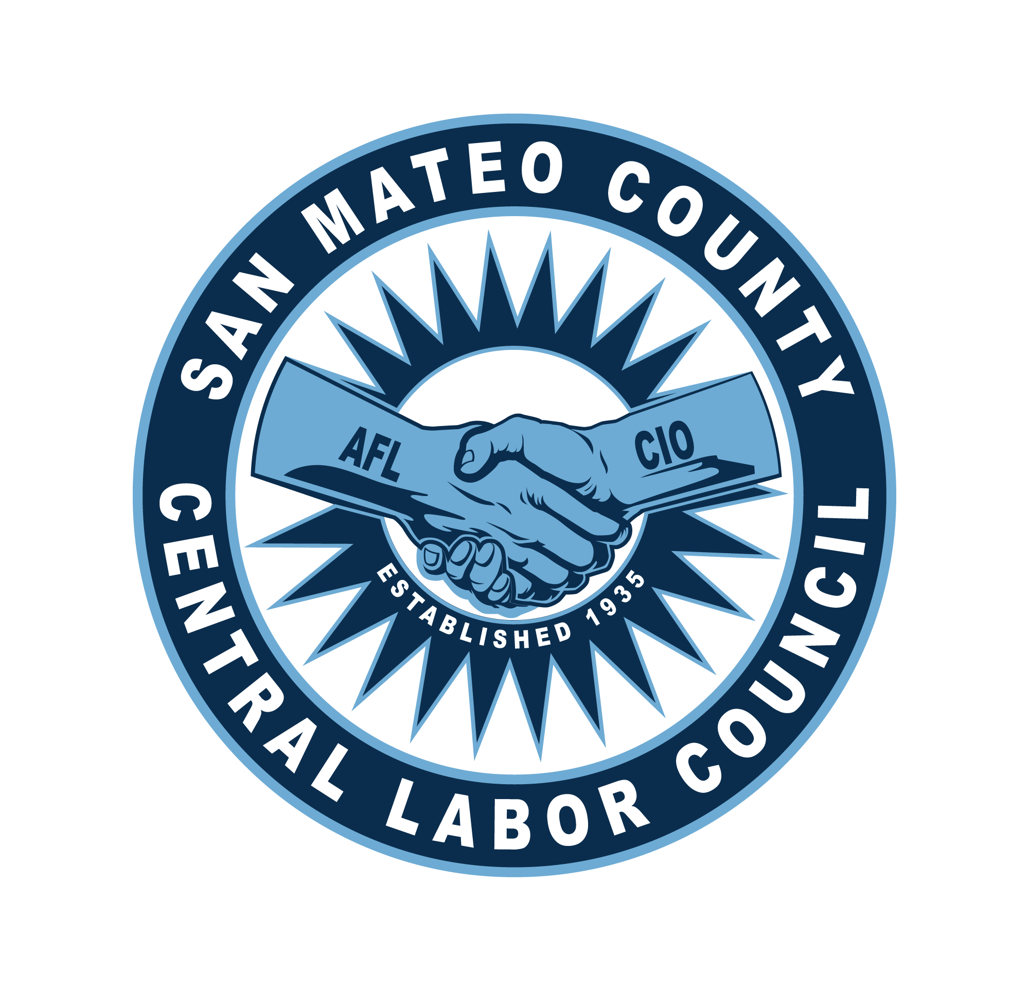 San Mateo County Central Labor Council logo